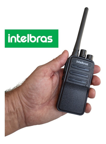 6 Rádio Comunicador Intelbras Rc3002 Longo Alcance 20km Bandas De Freqüência Uhf Cor Preto