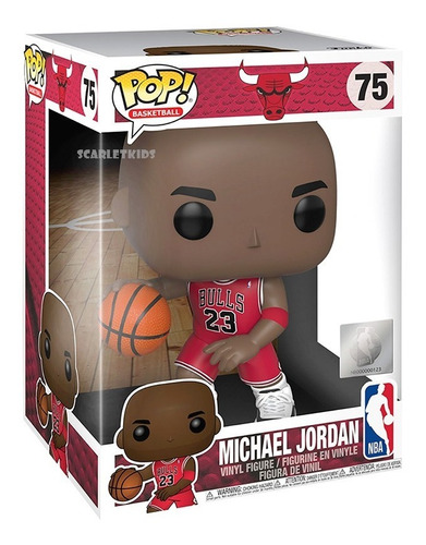 Funko Pop Michael Jordan 75 Nba 25 Cm Original Scarlet Kids