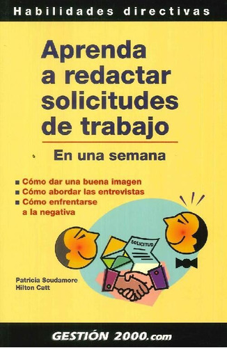 Libro Aprenda A Redactar Solicitudes De Trabajo De Patricia