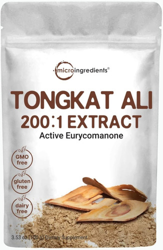 Tongkat Ali Longjack 200:1 Extracto Máximo Poder Polvo Stock