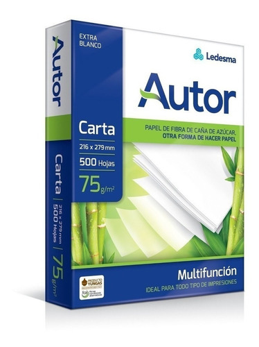 Resma Autor Carta 80 Grs Consultar Envio Papelera Grafipel