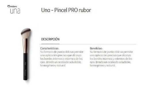 Pincel Pro Rubor Natura Una Brocha Para Rostro | MercadoLibre