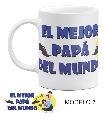 Imagen 10 de 10 de Caja Con 36 Tazas Día Del Padre 12 Diseños Papá