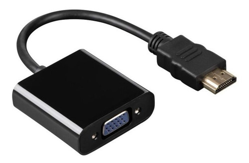 Cable Adaptador Hdmi A Vga 1080 Hd