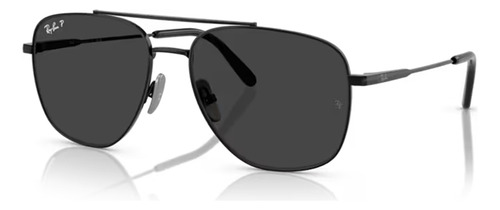 Gafas Solares Ray-ban Rb8097 William Titanium 926748 Polar Lente Polar Black Varilla 926748 Black Armazón 926748 Black