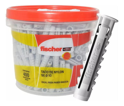 Taco Fisher Universal Sx10 Con Tope Balde 400 Tacos Fischer