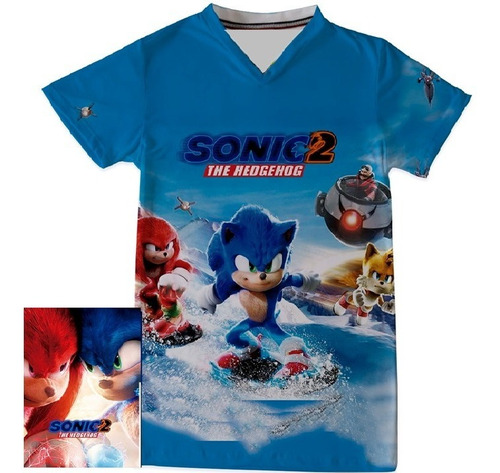 Camiseta Sonic Disponible En Todas Las Tallas