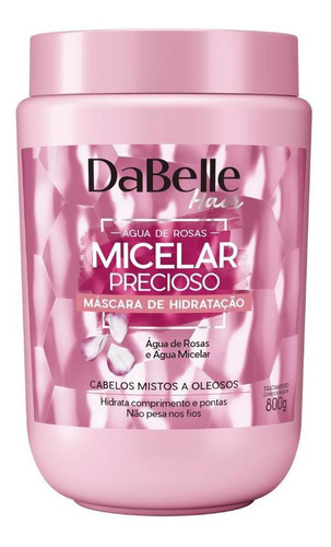 Máscara De Hidratação Dabelle Hair Micelar Precioso - 800g