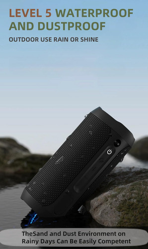 Altavoz Bluetooth Portátil, Altavoz Inalámbrico Resistente A