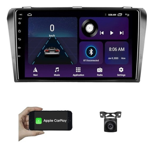 Pantalla Para Mazda 3 Carplay 04-09 Estereo 2+32 Android 14