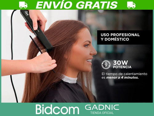 Planchita Peluqueria Profesional Cabello Gadnic P1001 Pro