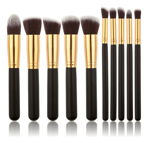 Brochas Maquillaje Regular Set (x10 Piezas) A224 R10