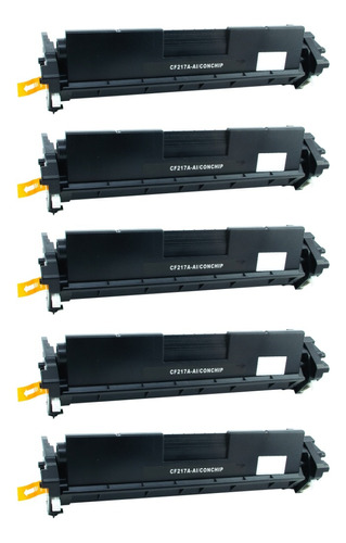 5 Pza Cf217a Toner Nuevo 17a Compatible Con Laserjet Pro