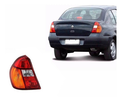 Faro Trasero Clio 2 Sedan 2000-2004 Izq. Tricolor