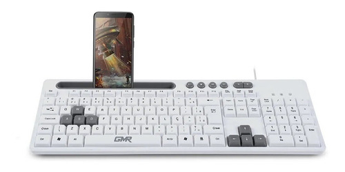 Teclado Gamer Gk-120 Suporte Smartphone Usb Multilaser Tc264