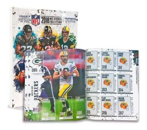 Albúm Pasta Dura Colección Nfl 2018/19 Panini