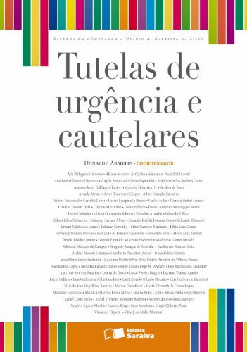 Libro Tutelas De Urgência E Cautelares 1ª Edição De 2010 Est