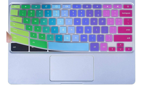 Cubierta De Teclado Colorida Para Samsung Chromebook 4