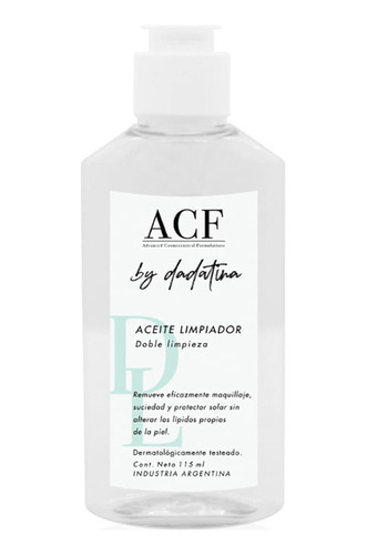 Aceite Limpiador Acf By Dadatina 115 Ml