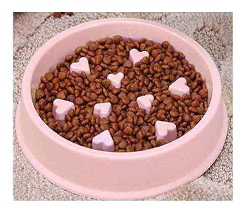 Plato De Alimentación Lenta Con Obstáculos Para Perros