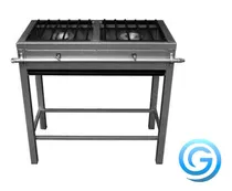 Comprar Parrilla De 2 Quemadores De 80x40 Estufa De 2 Quemadores