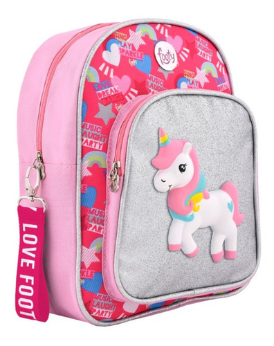 Mochila Footy 12 Pulgadas Unicornio Panda Ct Mmk Fty2020