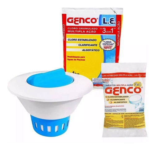 Aquecedor Piscina Vinil Até 40 Mil Litros Pastilha Da Genco