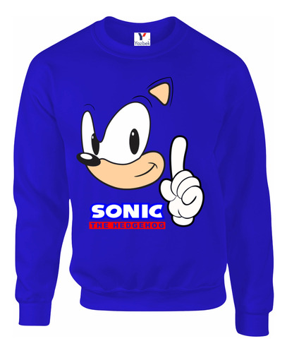 Sudadera Sonic, Cuello Redondo Unisex