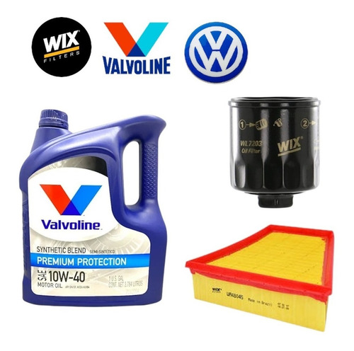 Kit De Servicio 2 Filtros Y Aceite Volkswagen Gol Trend