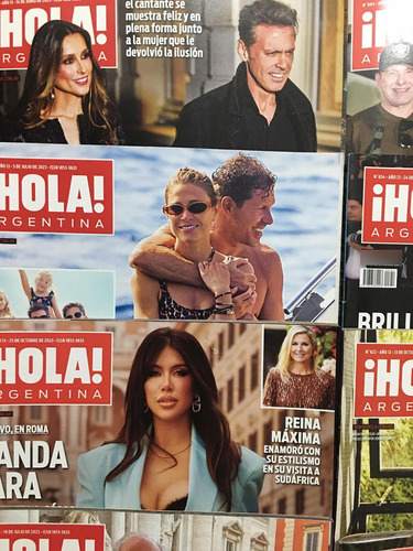 Pack 10 Revistas Hola Argentina Usadas (Usado)
