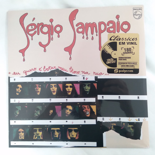 Sergio Sampaio Lp Vinil Eu Quero É Botar Meu Bloco Na Rua