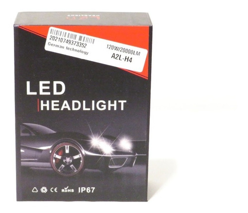 Imagen 2 de 10 de Kit Luces Led Auto H1 H4 H7 H11 H27 9005 9006 20000 Lms 120w
