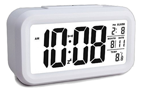 Ewtto Smart Digital Escritorio Lcd De Gran Pantalla De Alarm