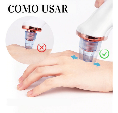 Removedor De Cravos Acne Elétrico Sucção Usb Peeling