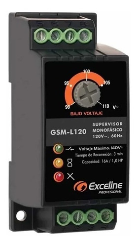 Supervisor Monofásico 120v 1hp Exceline Gsm-l120