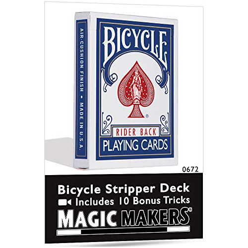 Bicycle Stripper Deck 10 Trucos Adicionales (azul) - Ta...