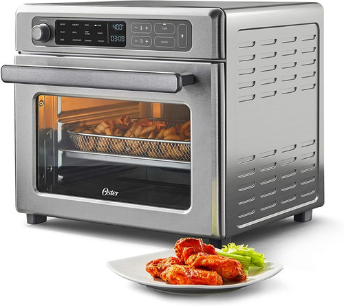 Imagen 1 de 4 de Oster Horno Electrico Con Freidora De Aire 22 L