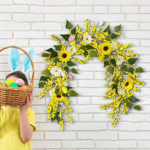 Guirnalda De Huevos De Pascua, Decoración Colgante, 150cm