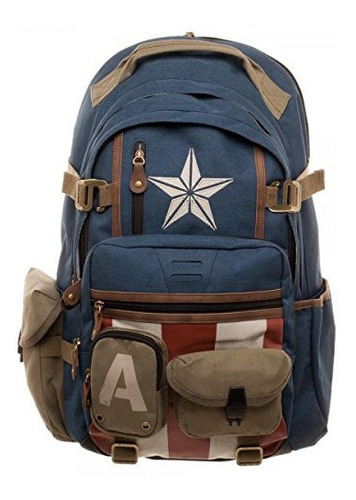 Mochila Capitan America, Mochila Escolar, Mochila De Viaje