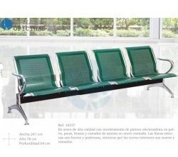 Sillas Sala De Espera Tandem Recibo Clinicas Acero10130