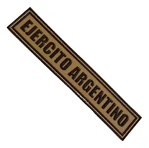 Comprar Escudo Parche De Pvc Goma Tira De Ejercito Argentino Militar