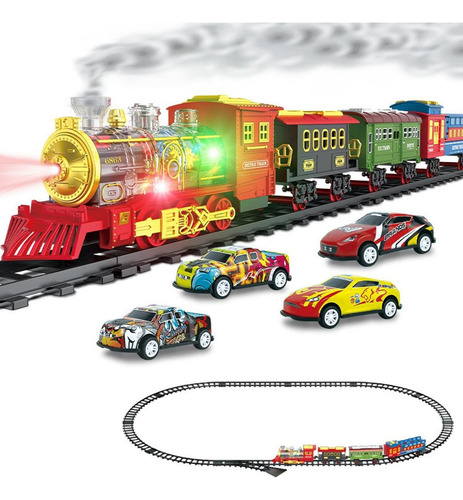 Juego De Tren Eléctrico, Tren De Vapor, Juego De Tren Para