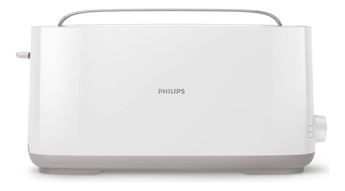 Philips Tostadora - Ranura Larga, 8 Ajustes, Rejilla Calient