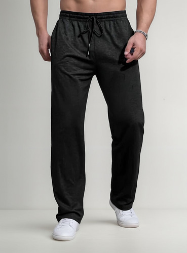 Pantalón Buzo Hombre Con Micropolar Recto 2xl 3xl 4xl