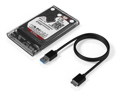 Imagem 4 de 5 de Case Slim Hd Ssd Adaptador Usb 3.0 Sata 3 Externo Ps4 Hd30
