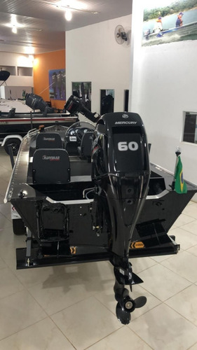 Lancha Comanche 5500 + Motor Mercury 60hp 4t + Carreta I.e