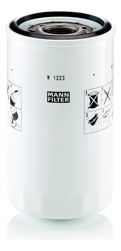 Filtro Óleo Mann-filter W1223 Para Hitachi 225usr-e