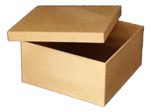 Kit 2 Caixas Com Tampa Para Festa Lembrancinha Mdf 25x25x10