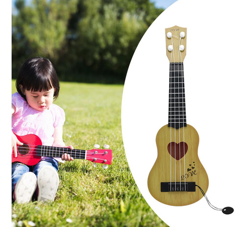 Juguete De Guitarra Ukelele Para Niños, Instrumento Musical