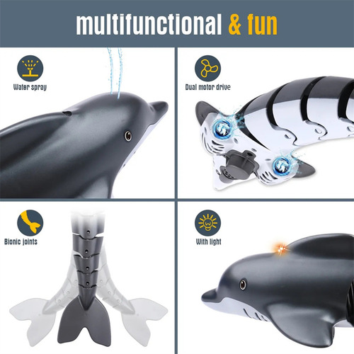 Stunt Remote Control Boat 2.4 G Spray Water Toys Remote